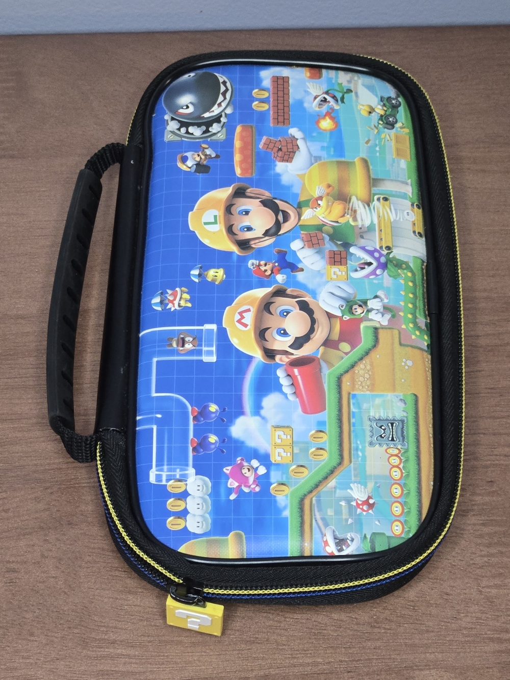 Nintendo Switch Carrying Travel Case, Super Mario Maker 2 Mario And Luigi